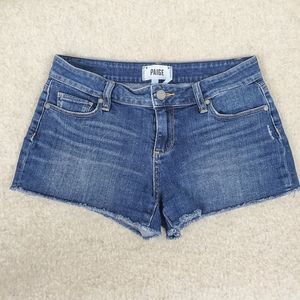 Paige Catalina Denim Jeans Short Shorts Size 26